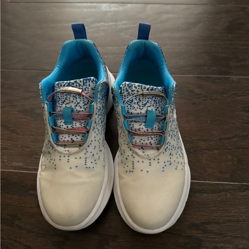 Women’s FootJoy Blue/ White waterproof golf shoes size 5